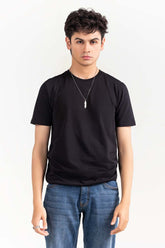 Black Basic Signature T-Shirt JCN-SIG-D050